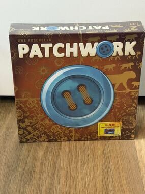 Patchwork 10-Year Anniversary Edition By Uwe Rosenberg Board Game